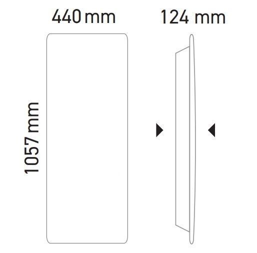 Noirot Inova Vertical 1500W електричний конвектор 1500Вт E216215 &mdash; фото в інтернет-магазині Convector SHOP